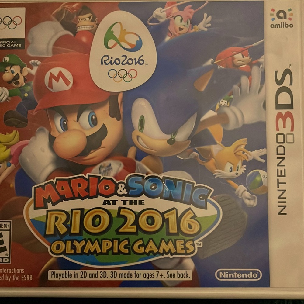 2016 Rio Mario and Sonic.